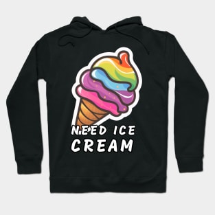 Colorful Ice Cream Hoodie